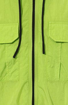 Мужская куртка BOSS ORANGE салатового цвета, арт. 50488123 | Фото 5 (Кросс-КТ: Куртка, Ветровка; Рукава: Длинные; Материал внешний: Синтетический материал; Материал сплава: Проставлено; Стили: Спорт-шик, Кэжуэл; Драгоценные камни: Проставлено; Длина (верхняя одежда): Короткие)