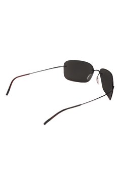 Мужские солнцезащитные очки SILHOUETTE черного цвета, арт. 8723/9040 | Фото 4 (Кросс-КТ: С/з-мужское; Тип очков: С/з; Очки форма: Прямоугольные; Оптика Гендер: оптика-мужское)