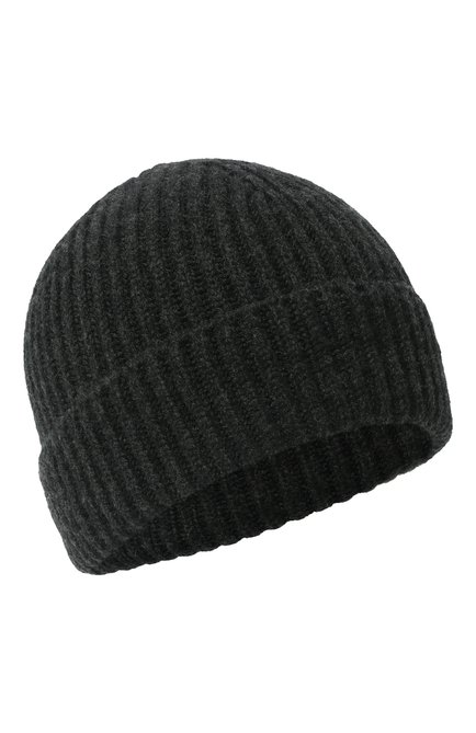 Мужская кашемировая шапка FEDELI темно-серого цвета, арт. 5UI07302 | Фото 1 (Материал: Шерсть, Текстиль, Кашемир; Кросс-КТ: Трикотаж)