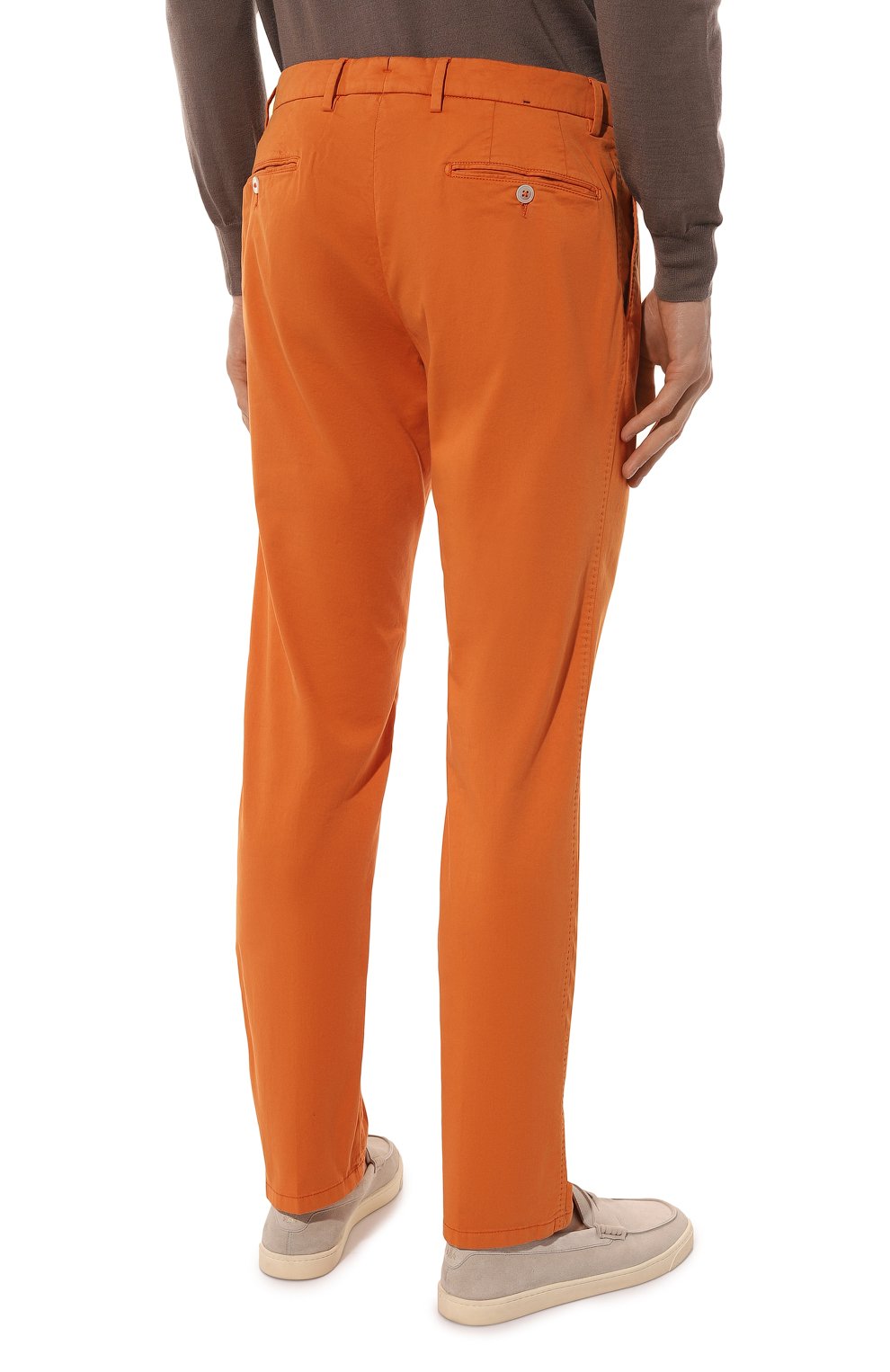 мужские брюки оранжевого цвета