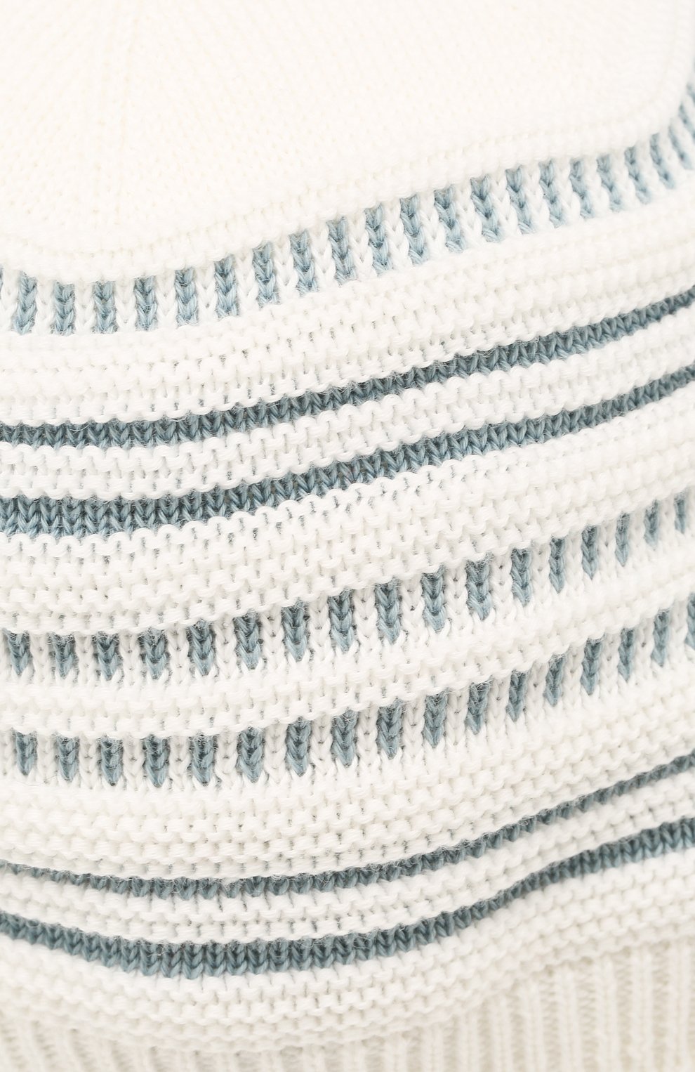 Детского шапка LORO PIANA голубого цвета, арт. FAI9476 | Фото 3 (Материал: Текстиль, Хлопок; Региональные ограничения белый список (Axapta Mercury): RU)