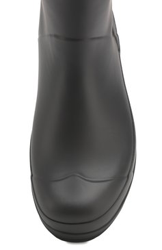Мужские резиновые сапоги HUNTER темно-серого цвета, арт. MFS9087RMA | Фото 5 (Высота голенища: Высокие; Материал утеплителя: Без утеплителя; Материал внутренний: Текстиль; Кросс-КТ: резиновые; Статус п�роверки: Проверено, Проверена категория; Подошва: Плоская; Мужское Кросс-КТ: Сапоги-обувь; Материал внешний: Резина)