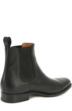 Мужские классические кожаные челси POLO RALPH LAUREN черного цвета, арт. 763/M0211/R0220 | Фото 3 (Материал внутренний: Натуральная кожа; Материал утеплителя: Без утеплителя; Статус проверки: Проверено, Проверена категория; Подошва: Плоская; Мужское Кросс-КТ: Сапоги-обувь, Челси-обувь)