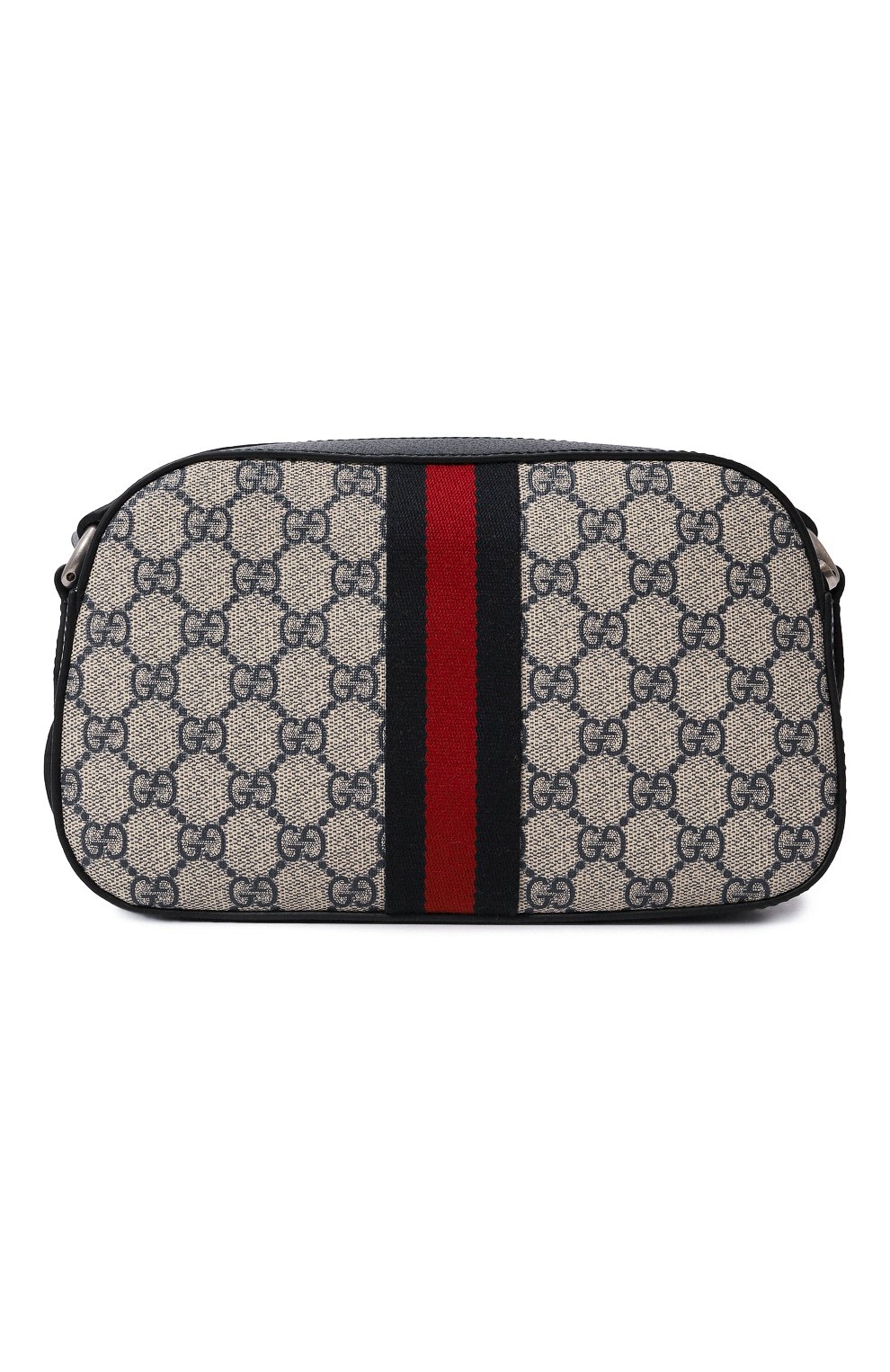 Женская сумка ophidia gg GUCCI темно-синего цвета, арт. 681064 96IWN | Фото 6 (Сумки-технические: Сумки через плечо; Материал: Канва, Натуральная кожа; Ремень/цепочка: На ремешке; Размер: small)