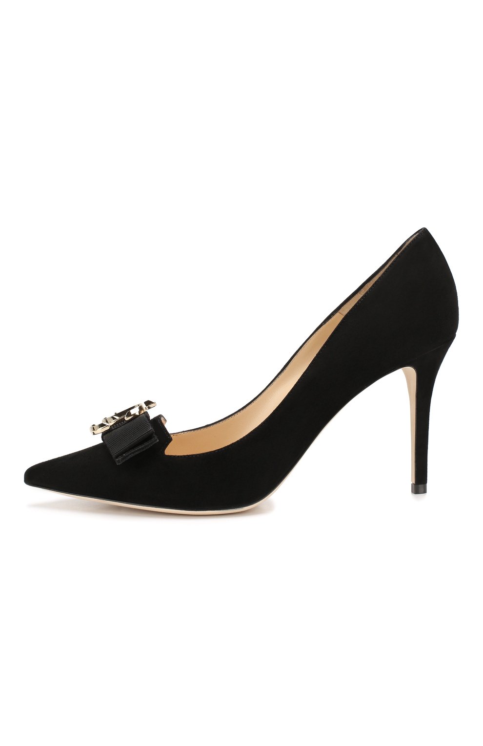Женские черные замшевые туфли ari 85 JIMMY CHOO купить в интернет ...