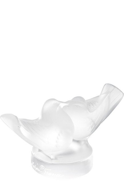 Скульптура 2 lovebirds LALIQUE прозрачного цвета, арт. 10139500 | Фото 1 (Статус проверки: Проверена категория; Ограничения доставки: fragile-2)