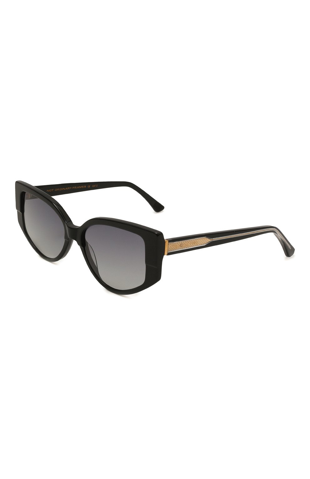 Женские солнцезащитные очки SPEKTRE черного цвета, арт. PETRA 01AFT | Фото 1 (Материал: Пластик; Тип очков: С/з)