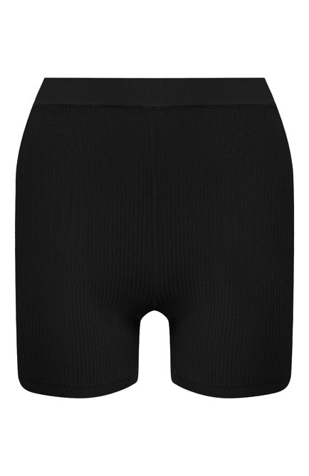 Женские шорты из вискозы SAINT LAURENT черного цвета по цене 54850 руб., арт. 660275/Y75BE | Фото 1