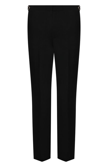 Мужские шерстяные брюки BOTTEGA VENETA черного цвета по цене 96100 руб., арт. 682442/V0B30 | Фото 1