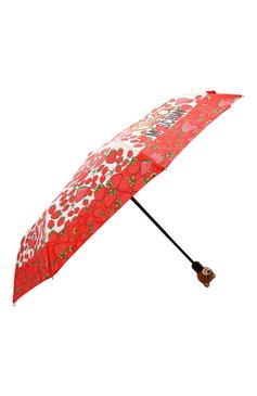 Женский складной зонт MOSCHINO красного цвета, арт. 8049-0PENCL0SE | Фото 2 (Материал: Текстиль, Синтетический материал, Металл; Региональные ограничения белый список (Axapta Mercury): RU)