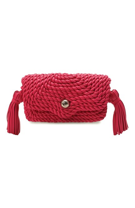Женская сумка classic BOTTEGA VENETA розового цвета, арт. 680185/V1FS0 | Фото 1 (Размер: medium; Материал: Натуральная кожа; Сумки-технические: Сумки через плечо)