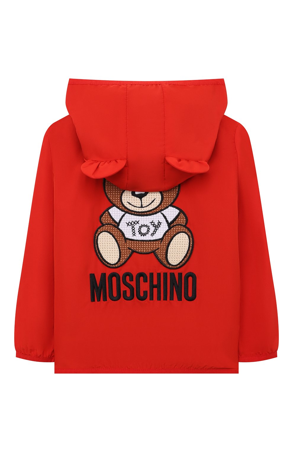 Детского ветровка MOSCHINO красного цвета, арт. MMS01L/L3A39/9-12M | Фото 2 (Кросс-КТ НВ: Ветровка)