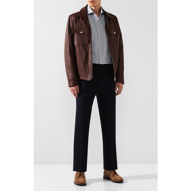 фото Хлопковая рубашка kiton