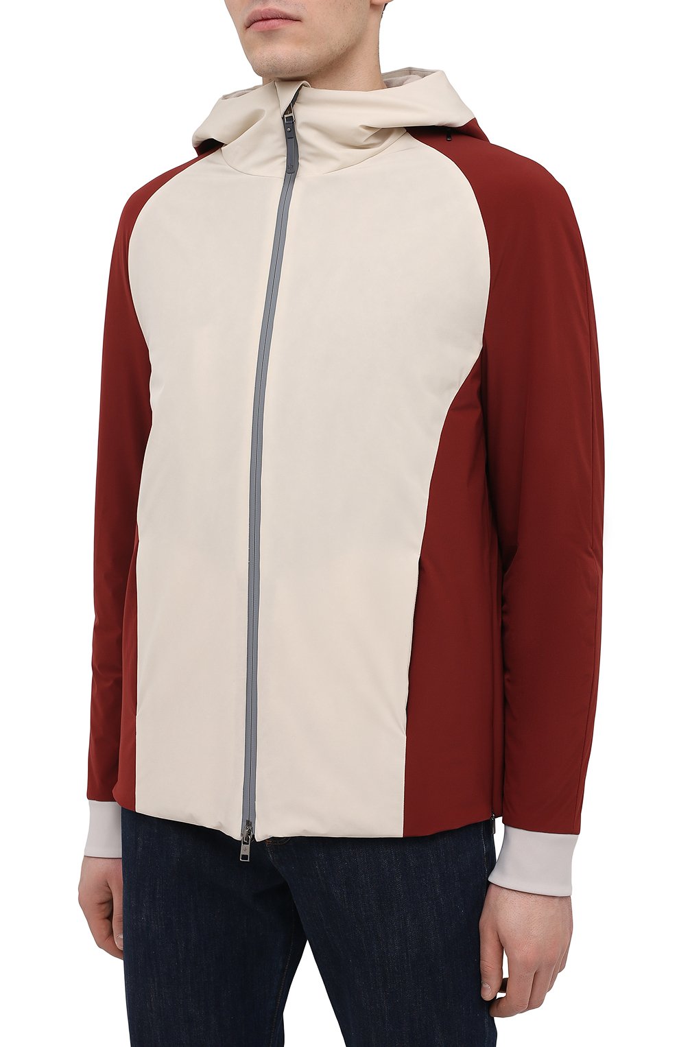 Мужская утепленная куртка LORO PIANA бордового цвета, арт. FAI9738 | Фото 3 (Кросс-КТ: Куртка; Рукава: Длинные; Материал внешний: Синтетический материал; Региональные ограничения белый список (Axapta Mercury): RU; Мужское Кросс-КТ: утепленные куртки; Материал подклада: Синтетический материал; Длина (верхняя одежда): Короткие; Стили: Кэжуэл)