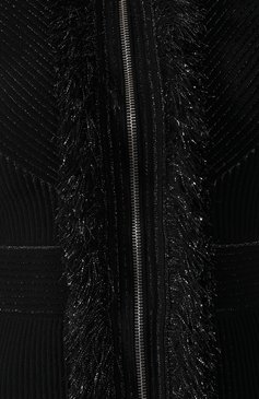Женский кардиган из вискозы GIORGIO ARMANI черного цвета, арт. 6GAG12/AM44Z | Фото 5 (Рукава: Длинные; Длина (для топов): Стандартные; Материал внешний: Вискоза; Статус проверки: Проверено, Проверена категория; Женское Кросс-КТ: кардиган-трикотаж)