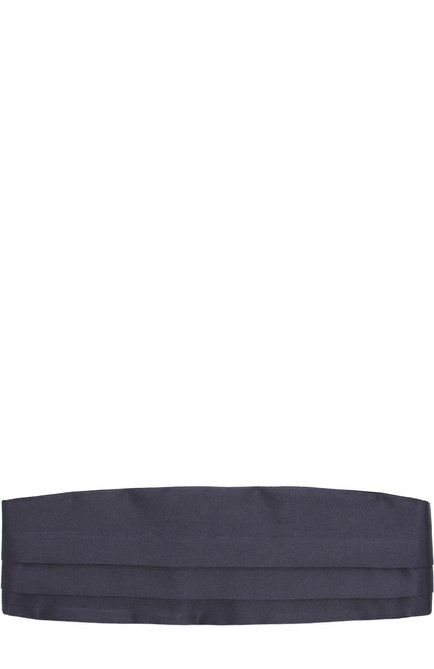 Мужской шелковый камербанд VALENTINO темно-синего цвета, арт. NU2EY002/RUN | Фото 1 (Материал: Текстиль, Шелк)