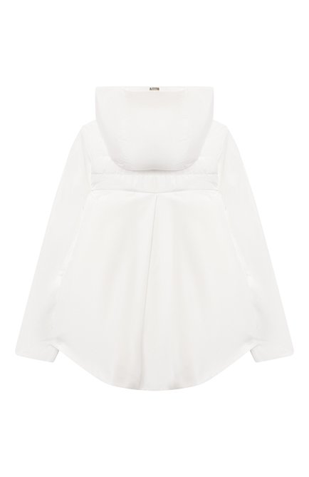 Детская стеганая куртка HERNO белого цвета, арт. GI0045G/20045/10A-14A | Фото 2 (Материал внешний: Синтетический материал; Материал подклада: Синтетический материал; Рукава: Длинные; Кросс-КТ: Ветровка, Сезон: демисезон; Региональные ограничения белый список (Axapta Mercury): RU; Ростовка одежда: 10 - 11 лет | 140 - 146см, 12 лет | 152 см)