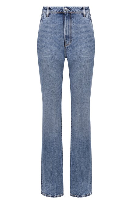 Женские джинсы DENIM X ALEXANDER WANG голубого цвета по цене 53450 руб., арт. 4DC1224056 | Фото 1