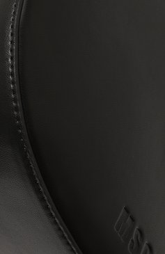 Женская сумка MSGM черного цвета, арт. 3442MDZ08/594 | Фото 3 (Сумки-технические: Сумки top-handle; Материал сплава: Проставлено; Драгоценные камни: Проставлено; Материал: Экокожа)