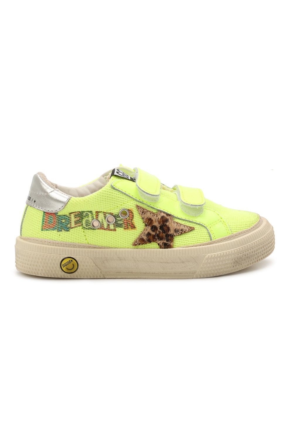 Мужского кеды superstar GOLDEN GOOSE DELUXE BRAND желтого цвета, арт. GYF00198.F001262 | Фото 5 (Мальчики Кросс-КТ: Обувь-низкие; Региональные ограничения белый список (Axapta Mercury): RU; Кросс-КТ: велькро)