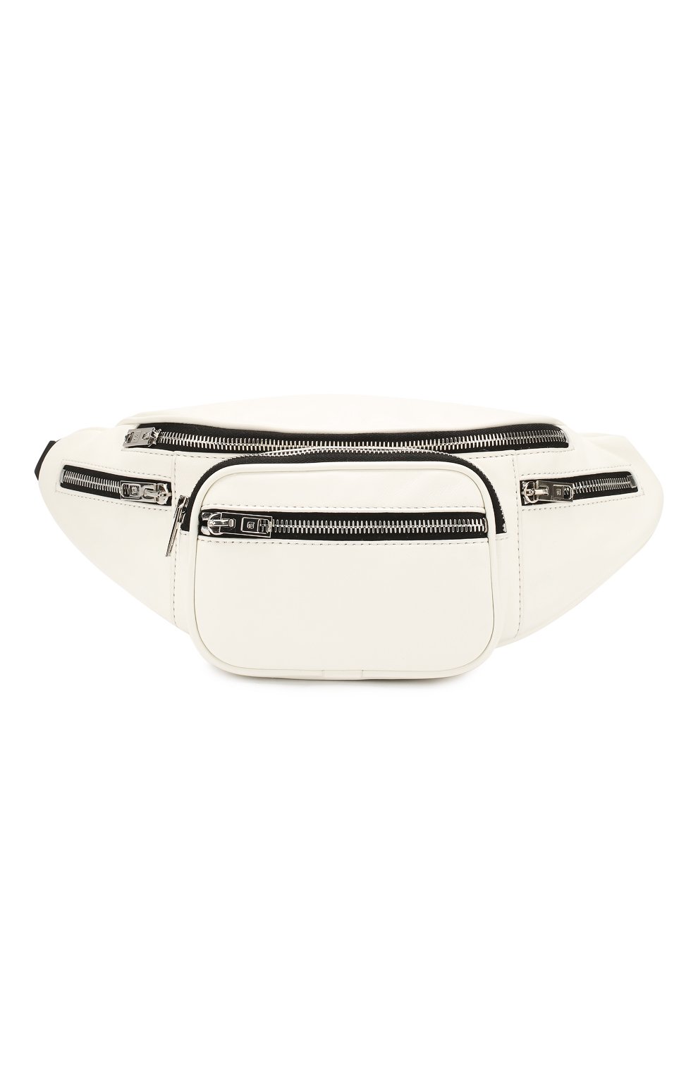 Женская поясная сумка attica ALEXANDER WANG белого цвета, арт. 20C219P049 | Фото 1 (Размер: medium; Материал: Натуральная кожа; Стили: Классический; Застежка: Молния; Кросс-КТ: другое)