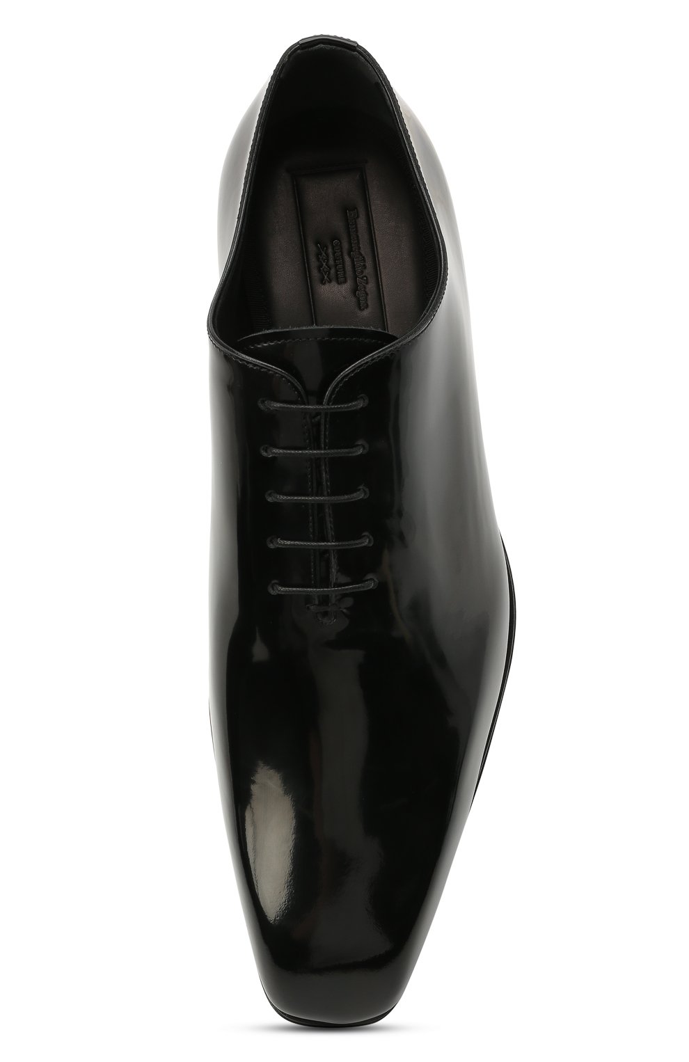 Мужские кожаные оксфорды ZEGNA COUTURE черного цвета, арт. A2841X-LHLEP | Фото 5 (Материал внешний: Кожа; Материал внутренний: Натуральная кожа; Стили: Классический; Мужское Кросс-КТ: Вечерняя обувь)