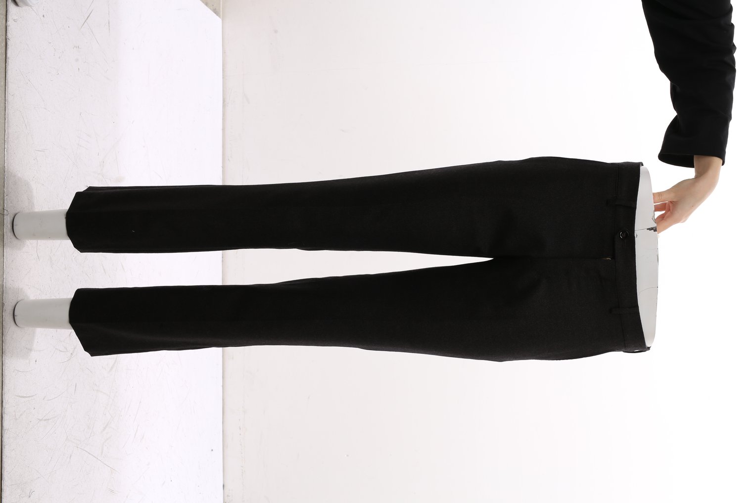 Мужские брюки из шерсти и кашемира ANDREA CAMPAGNA коричневого цвета, арт. SC/1/FA2064 | Фото 6 (Материал внешний: Шерсть; Материал внутренний: Не назначено; Длина (брюки, джинсы): Стандартные; Случай: Повседневный, Формальный; Материал сплава: Проставлено; Стили: Классический; Материал подклада: Синтетический материал; Драгоценные камни: Проставлено)