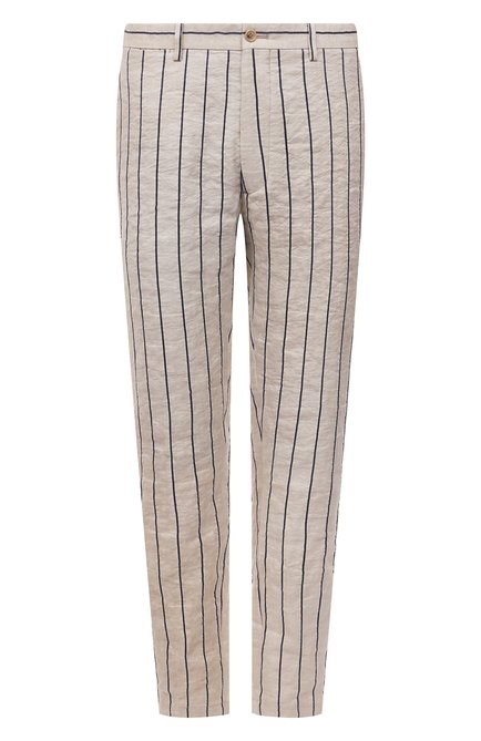 Мужские брюки GIORGIO ARMANI бежевого цвета по цене 120500 руб., арт. 1SGPP0GY/T02HI | Фото 1