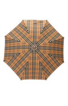 Мужской зонт-трость BURBERRY бежевого цвета, арт. 8025464 | Фото 1 (Материал: Текстиль, Синтетический материал)