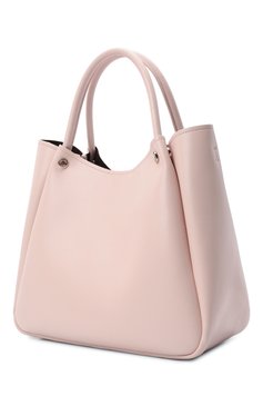 Женская сумка GIORGIO ARMANI светло-розового цвета, арт. Y1D179/YRD5A | Фото 4 (Сумки-технические: Сумки top-handle; Размер: medium; Материал: Натуральная кожа)
