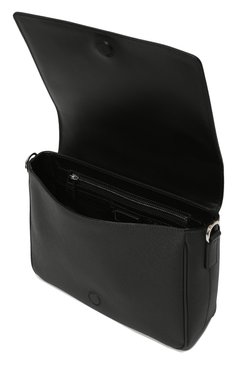 Мужская кожаная сумка PRADA черного цвета, арт. 2VD046-2FAD-F0002-OOO | Фото 6 (Размер: medium; Материал: Натуральная кожа; Ремень/цепочка: На ремешке)