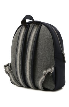 Детская шерстяной рюкзак BRUNELLO CUCINELLI серого цвета, арт. BNPLLB105 | Фото 2 (Материал: Текстиль)